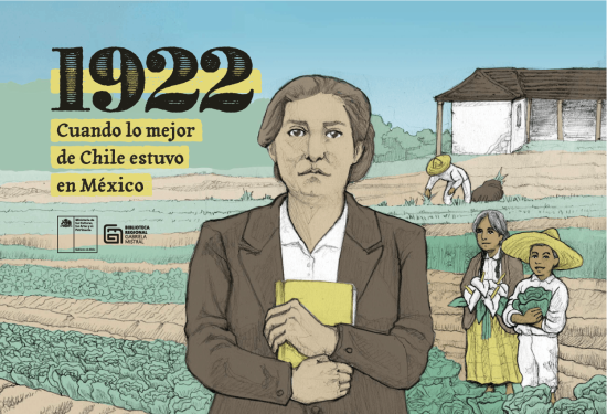 Portada kamishibai "1922, cuando lo mejor de Chile estuvo en México"